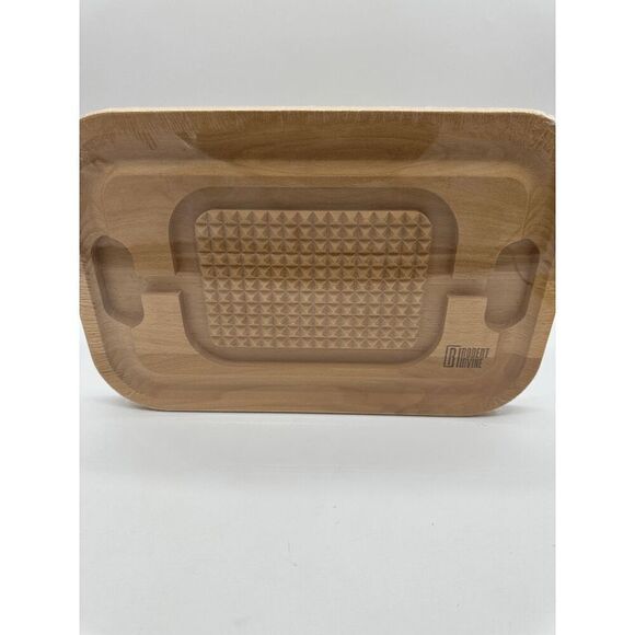 Robert Irvine Beech Wood Carving Station Board 17 X 11 NWT - Picture 4 of 8